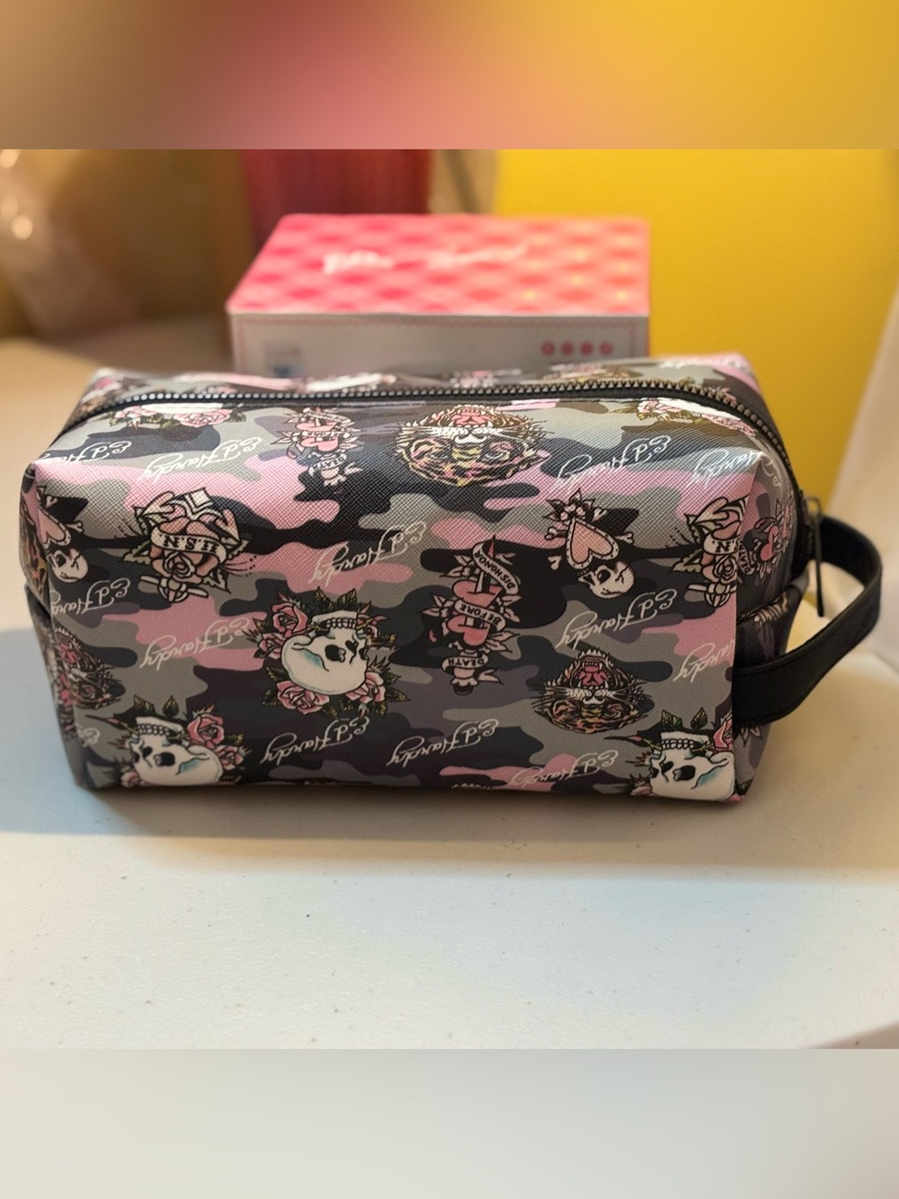 Ed Hardy Toiletry bag NWOT
